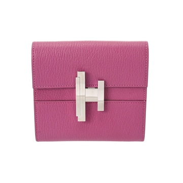 エルメス シネティック ミニ   ローズパープル シェーブル レディース バッグ 【中古】【bag】