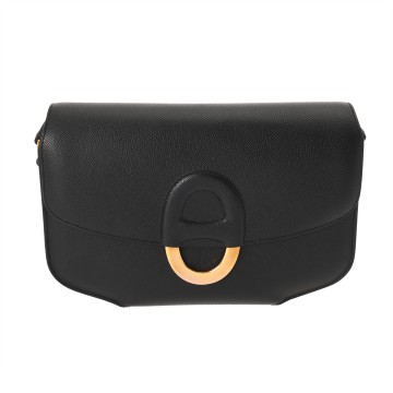 エルメス シェルシュ ミディ 25 ブラック ヴォーエプソン レディース バッグ 【中古】【bag】