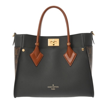 ルイ ヴィトン オンマイサイド MM  グレー M56550 モノグラムキャンバス/カーフレザー レディース バッグ 【中古】【bag】