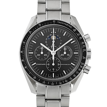 オメガ スピードマスター ムーンウォッチ ムーンフェイズ 3576.50 ブラック メンズ 時計 【中古】【wristwatch】