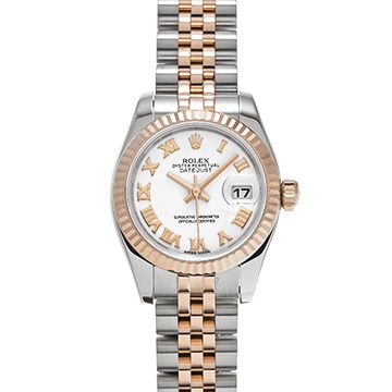 ロレックス デイトジャスト 179171 ホワイト レディース 時計 【中古】【wristwatch】