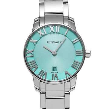 ティファニー アトラス 2ハンド 29mm 63452807 ティファニーブルー レディース 時計 【中古】【wristwatch】