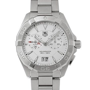 タグ ホイヤー アクアレーサー クォーツ アラーム WAY111Y.BA0910 シルバー メンズ 時計 【中古】【wristwatch】