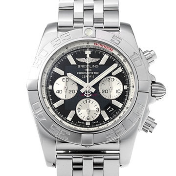 ブライトリング クロノマット 44 AB011012/B967 ブラック/シルバー メンズ 時計 【中古】【wristwatch】