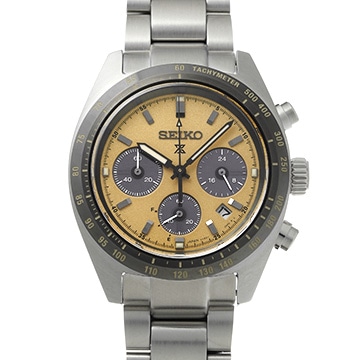 セイコー プロスペックス スピードタイマー SBDL089 ゴールド/ブラック メンズ 時計 【中古】【wristwatch】