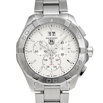 タグ ホイヤー アクアレーサー クォーツ クロノグラフ CAY1111.BA0927 シルバー メンズ 時計 【中古】【wristwatch】