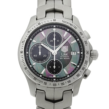 タグ ホイヤー リンク クロノグラフ CJF211K.BA0594 ブラックシェル メンズ 時計 【中古】【wristwatch】