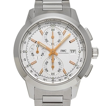 IWC インヂュニア クロノグラフ IW380801 シルバー メンズ 時計 【中古】【wristwatch】