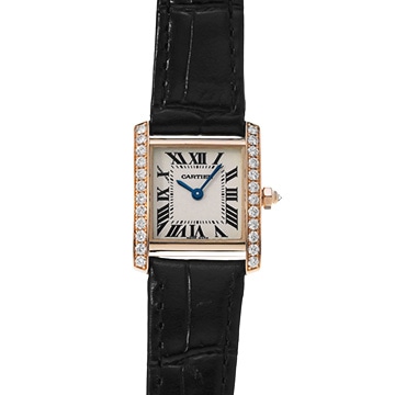 カルティエ タンク フランセーズ SM WE104531 シルバー レディース 時計 【中古】【wristwatch】