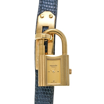 エルメス ケリーウォッチ KE1.210 シャンパン レディース 時計 【中古】【wristwatch】