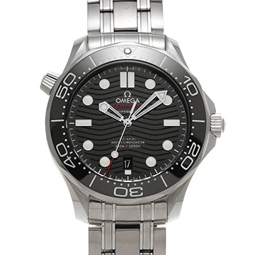 オメガ シーマスター ダイバー300 コーアクシャル マスタークロノメーター 210.30.42.20.01.001 ブラック メンズ 時計 【中古】【wristwatch】