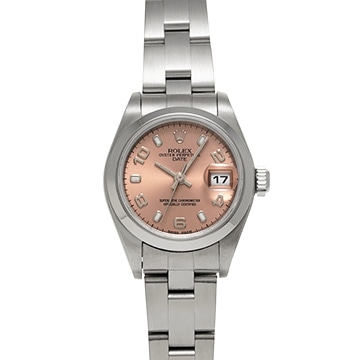 ロレックス オイスターパーペチュアル デイト 79160 ピンク レディース 時計 【中古】【wristwatch】