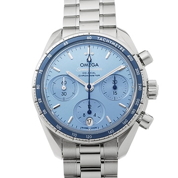 オメガ スピードマスター 38 コーアクシャル 324.30.38.50.03.001 ブルー ユニセックス 時計 【中古】【wristwatch】