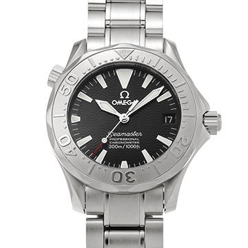 オメガ シーマスター 300 ミッドサイズ 2236.50 ブラック ユニセックス 時計 【中古】【wristwatch】