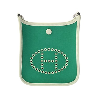 エルメス ネオエヴリン TPM  ミント/ヴェールフィズ トワルオフィシエ/ヴォースイフト レディース バッグ 【未使用】【bag】