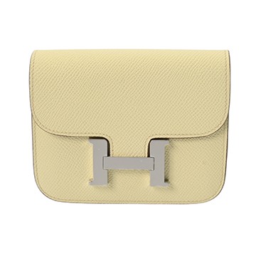 エルメス コンスタンス スリム ジョーヌミルトン ヴォーエプソン レディース 財布 【未使用】【purse】