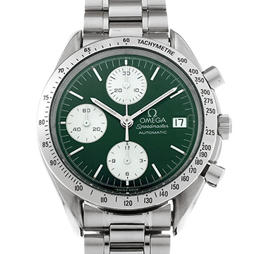 オメガ スピードマスター 3511.70 グリーン/シルバー メンズ 時計 【中古】【wristwatch】