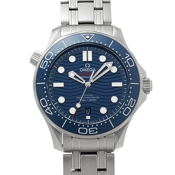 オメガ シーマスター ダイバー300 コーアクシャル マスタークロノメーター 210.30.42.20.03.001 ブルー メンズ 時計 【中古】【wristwatch】