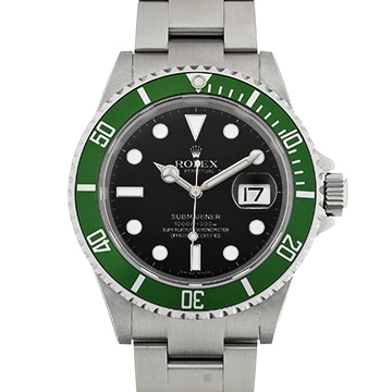 ロレックス サブマリーナ デイト 16610LV ブラック メンズ 時計 【中古】【wristwatch】