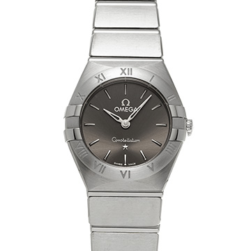 オメガ コンステレーション クォーツ 131.10.25.60.06.001 グレー メンズ 時計 【中古】【wristwatch】