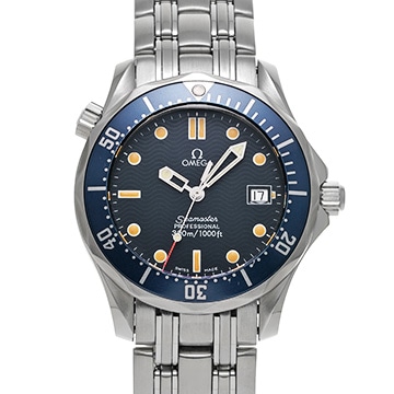 オメガ シーマスター プロフェッショナル 300 ミッドサイズ 2561.80 ブルー ユニセックス 時計 【中古】【wristwatch】