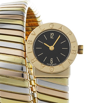 ブルガリ ブルガリブルガリ トゥボガス BB191T ブラック レディース 時計 【中古】【wristwatch】