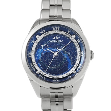 シチズン カンパノラ コスモサイン AO4010-51L ブルー メンズ 時計 【中古】【wristwatch】