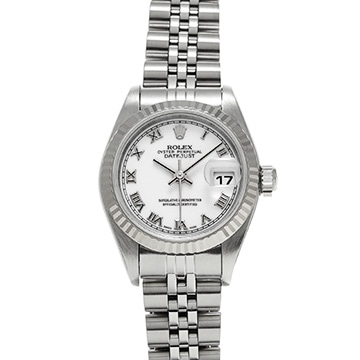 ロレックス デイトジャスト 79174 ホワイト レディース 時計 【中古】【wristwatch】