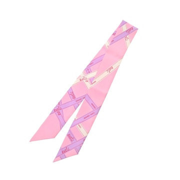 エルメス ツイリー BOLDIC CARRE マルチカラー シルク100％ レディース 【中古】【other】