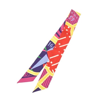 エルメス ツイリー JEU DE SOLE UNIFORME マルチカラー シルク100％ レディース 【中古】【other】