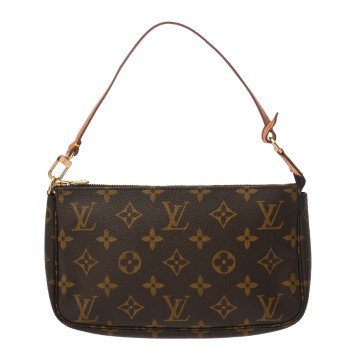 ルイ ヴィトン モノグラム ポシェット アクセソワール ブラウン M51980 モノグラムキャンバス レディース 【中古】【bag】