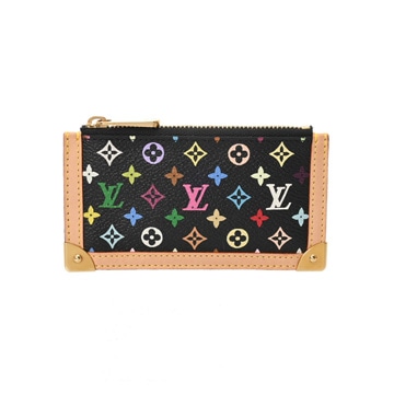 ルイ ヴィトン モノグラム ポシェットクレ ノワール M62650 モノグラムマルチカラー ユニセックス 財布 【中古】【purse】
