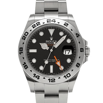 ロレックス エクスプローラーII 216570 ブラック メンズ 時計 【中古】【wristwatch】