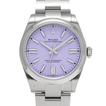 ロレックス オイスターパーペチュアル 41 134300 ラベンダー メンズ 時計 【新品】【wristwatch】
