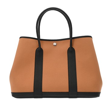 エルメス ガーデンパーティ PM デューン/ブラック トワルミリタリー/ネゴンダ レディース バッグ 【未使用】【bag】