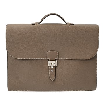 エルメス サック アデペッシュ 38 エトゥープ トゴ メンズ バッグ 【中古】【bag】