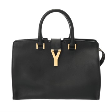 サンローラン プチカバス ブラック CLD311210.1014 スムースカーフ レディース バッグ 【中古】【bag】