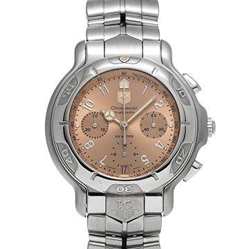 タグ ホイヤー 6000シリーズ クロノグラフ CH5111.BA0675 カッパー メンズ 時計 【中古】【wristwatch】