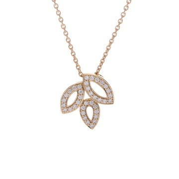 ハリー ウィンストン リリークラスター ネックレス ミニ ゴールド K18イエローゴールド YG レディース ジュエリー 【中古】【jewelry】
