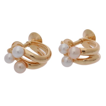 タサキ マルチパール イヤリング ゴールド K18イエローゴールド YG レディース ジュエリー 【中古】【jewelry】