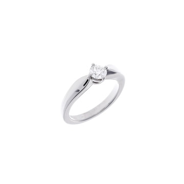 ブルガリ デディカータ 0.32ct H-VS2-3EX #7 シルバー Pt950プラチナ レディース ジュエリー 【中古】【jewelry】