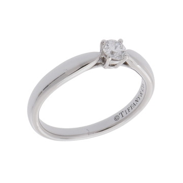 ティファニー ハーモニー ソリティア リング シルバー Pt950プラチナ レディース ジュエリー 【中古】【jewelry】