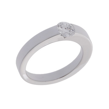 カルティエ デートウィズ リング #47 シルバー K18ホワイトゴールド WG レディース ジュエリー 【中古】【jewelry】