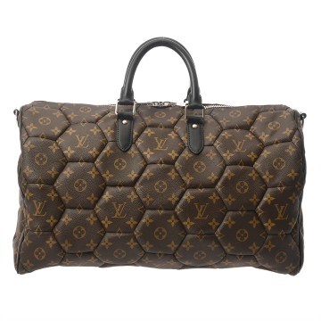 ルイ ヴィトン モノグラムマカサー/モノグラムヘキサゴン キーポルバンドリエール 45 2009年AW ブラウン M56713 モノグラムキャンバス レディース バッグ 【中古】【bag】