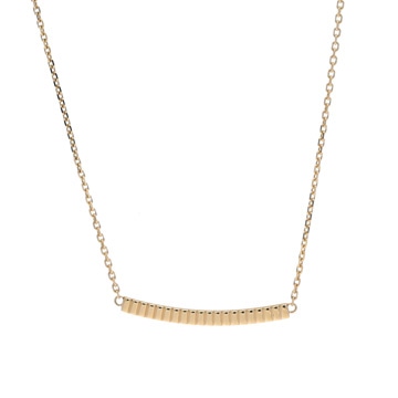 ブシュロン キャトル グログラン ネックレス ゴールド JPN00059 K18イエローゴールド YG レディース ジュエリー 【中古】【jewelry】