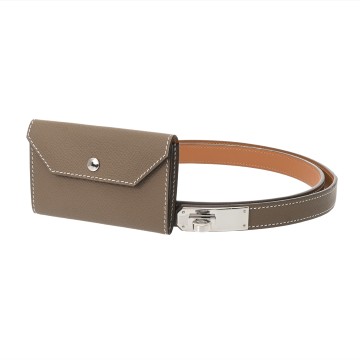 エルメス ケリー ポケット ベルト エトゥープ ヴォーエプソン レディース 【未使用】【other】