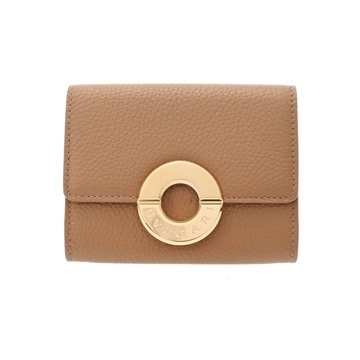 ブルガリ カードホルダー ブラウン カーフレザー レディース 【未使用】【other】