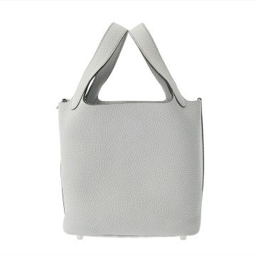 エルメス ピコタン ロック PM ブルーペール トリヨンクレマンス レディース バッグ 【中古】【bag】