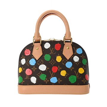 ルイ ヴィトン モノグラムペインテッドドット アルマ BB LV×YK  ブラウン M46431 モノグラムキャンバス レディース バッグ 【中古】【bag】