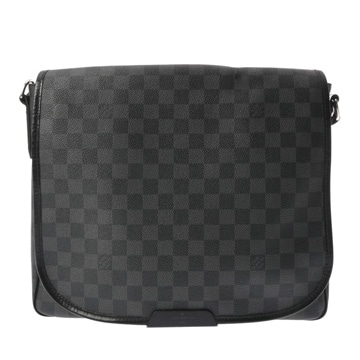 ルイ ヴィトン ダミエグラフィット ダニエル MM ブラック/グレー N58029 ダミエグラフィットキャンバス メンズ バッグ 【中古】【bag】